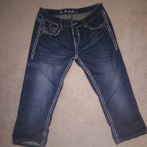 LA Idol Capris size 11 like new